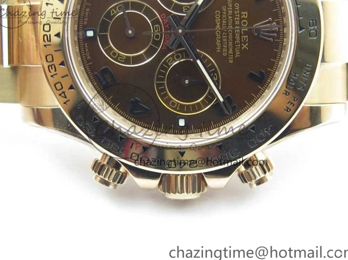 MiroTime 0421 Daytona 116508 RG Noob 1:1 Best Edition 904L SS Case and Bracelet RG Dial Numbers SA Comfortable 2704